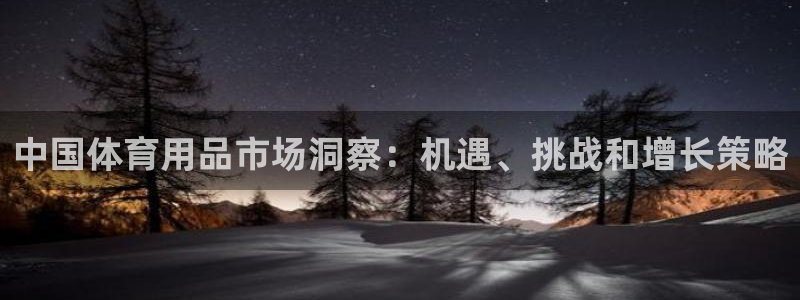 欧陆娱乐客服服务电话：中国体育用品市场洞察：机遇、挑