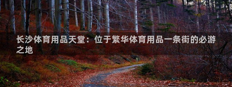 欧陆娱乐登录官网：长沙体育用品天堂：位于繁华体育用品