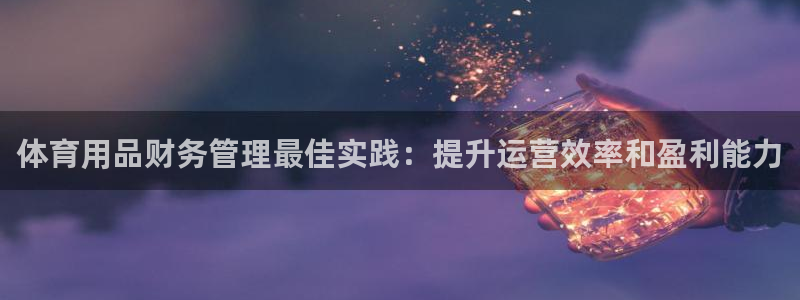 欧陆娱乐是那个旗下的品牌公司：体育用品财务管理最佳实